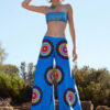 wide leg trousers in spock design