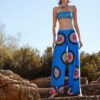 wide leg trousers in spock design