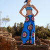 wide leg trousers in spock design