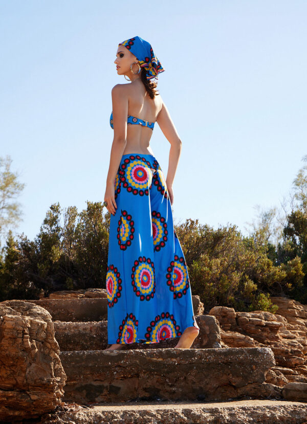 wide leg trousers in spock design