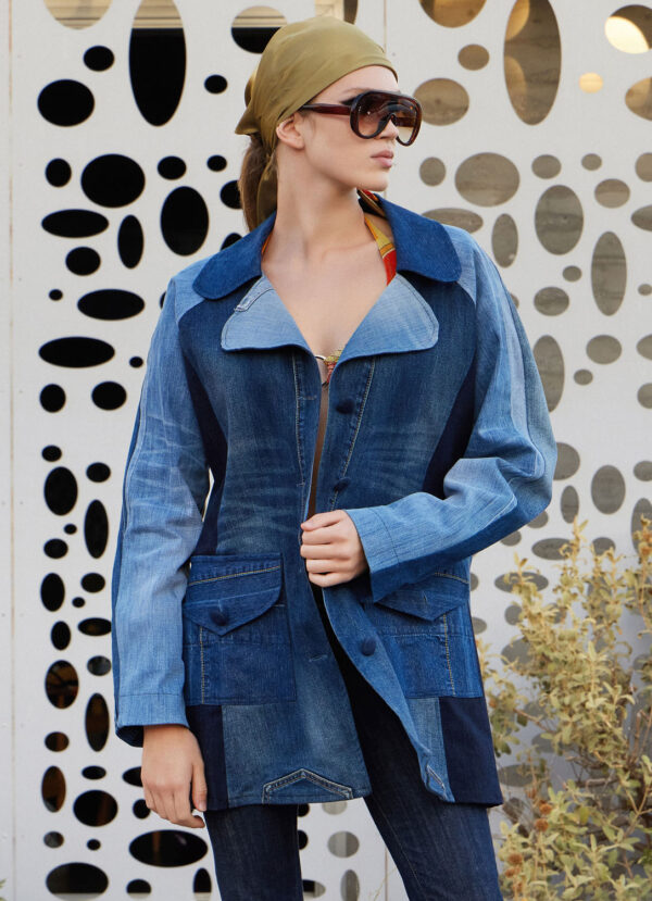 RECYCLED JEAN JACKET L BY ANTMARKANT