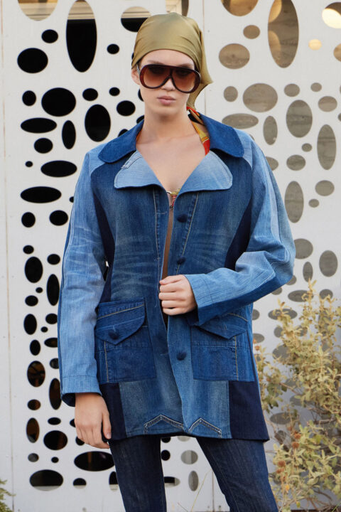 RECYCLED JEAN JACKET L BY ANTMARKANT