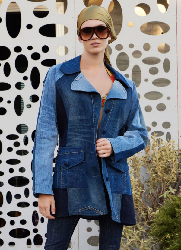 RECYCLED JEAN JACKET L BY ANTMARKANT