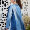 RECYCLED JEAN JACKET ΝΟ BUTTONS E BY ANTMARKANT