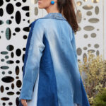 RECYCLED JEAN JACKET ΝΟ BUTTONS E BY ANTMARKANT