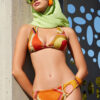 GREGOS BIKINI IN CORAL DESIGN BY ANTMARKANT