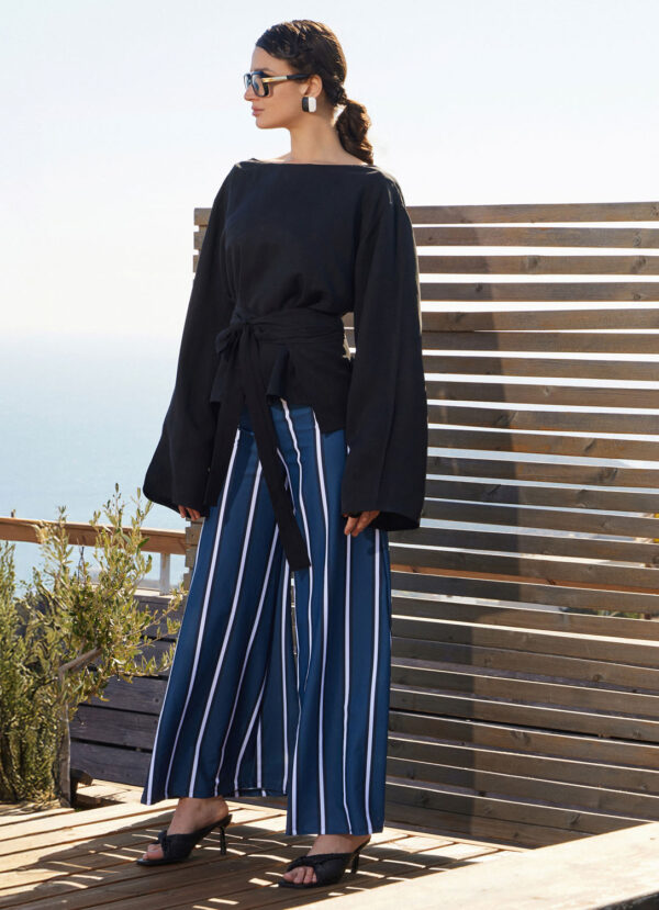 SHORT KIMONO IN BLACK COLOR