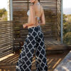 WIDE LEG TROUSERS IN KARA DESIGN BY ANTMARKANT