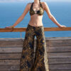 WIDE LEG TROUSERS IN JAVA DESIGN