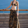 WIDE LEG TROUSERS IN JAVA DESIGN